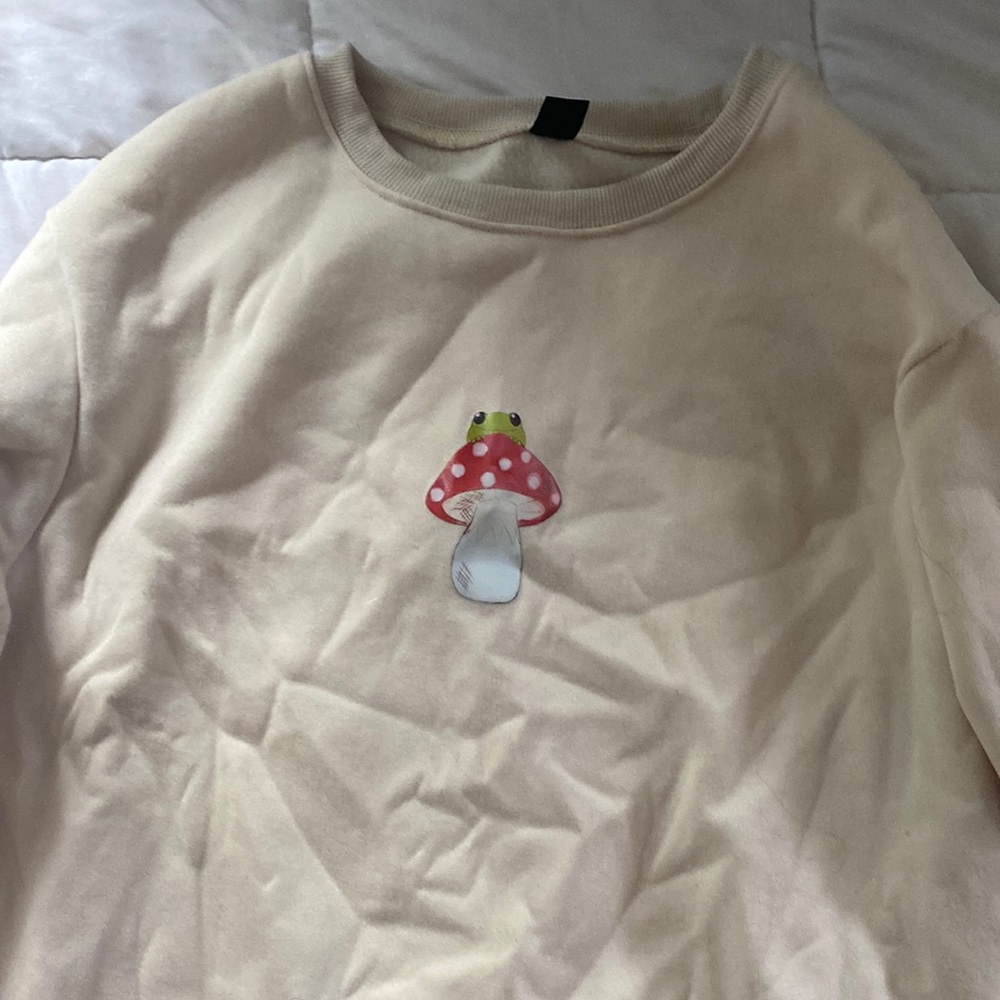 Frog and Mushroom Shein Sweater